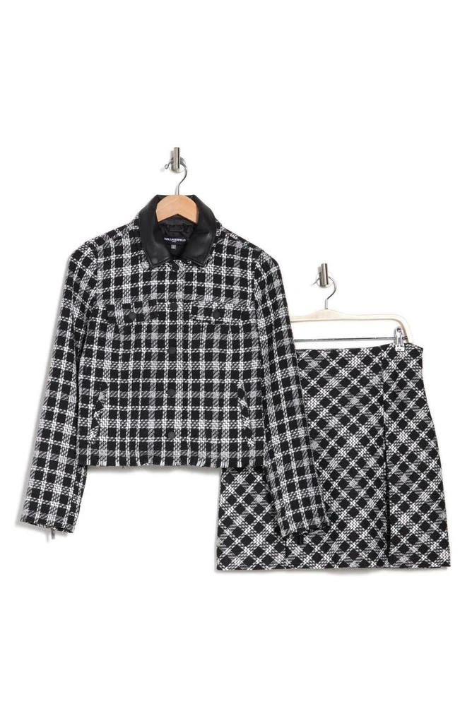 商品Karl Lagerfeld Paris|Plaid Miniskirt,价格¥376,第4张图片详细描述