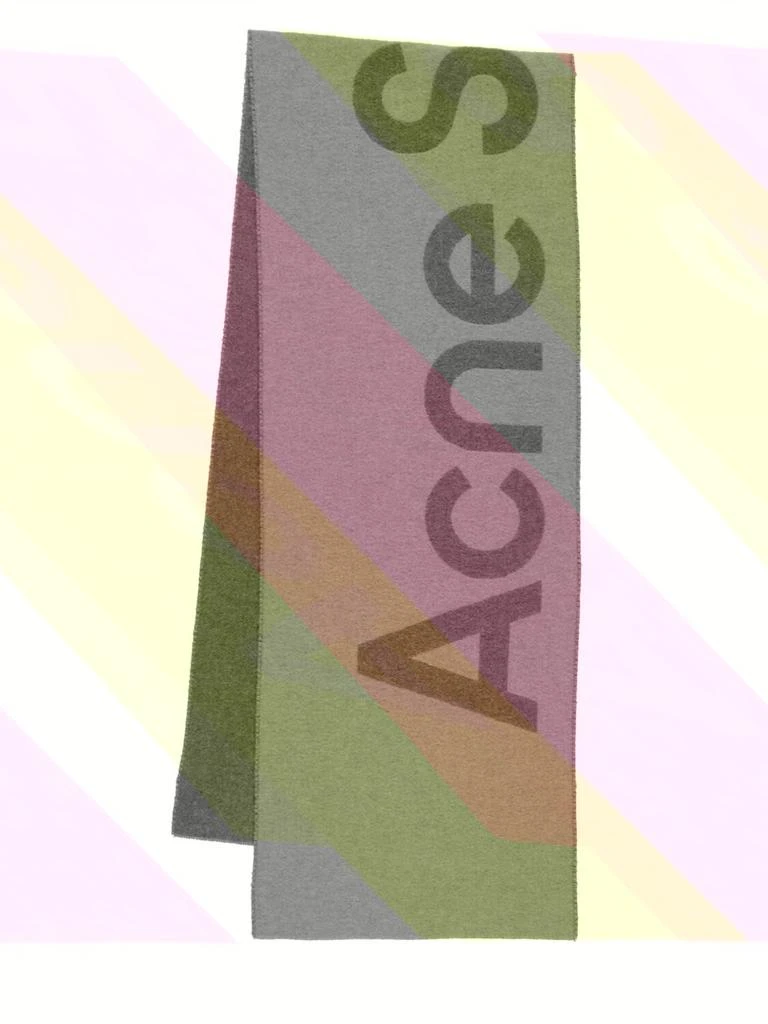 商品Acne Studios|Acne Logo Wool Scarf,价格¥2114,第1张图片