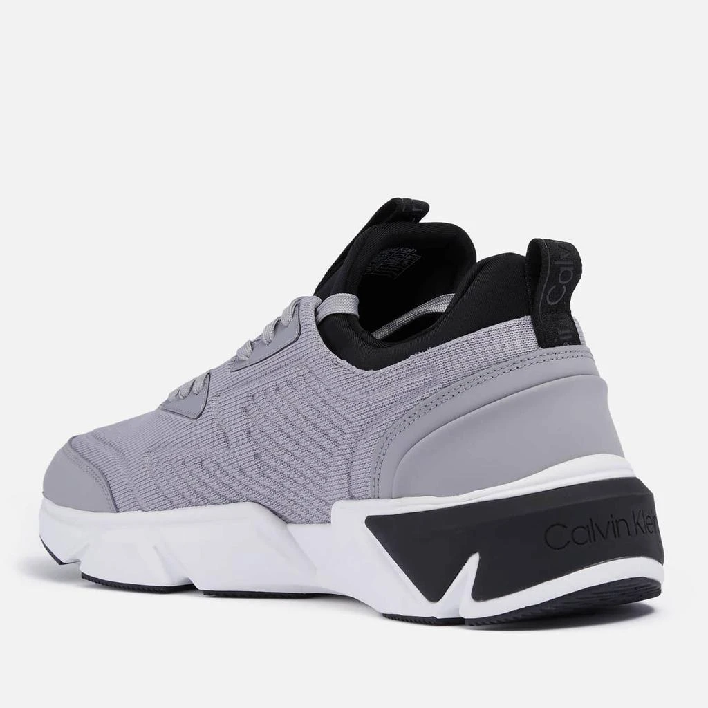 商品Calvin Klein|Calvin Klein Men's Knitted Running Style Trainers - Grey Fog,价格¥555,第2张图片详细描述