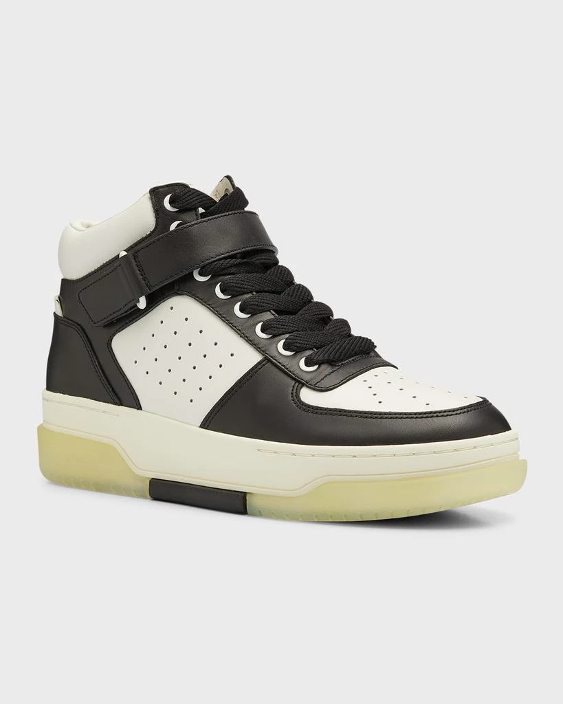 商品AMIRI|Men's Stadium Bicolor Leather High-Top Sneakers,价格¥2614,第4张图片详细描述