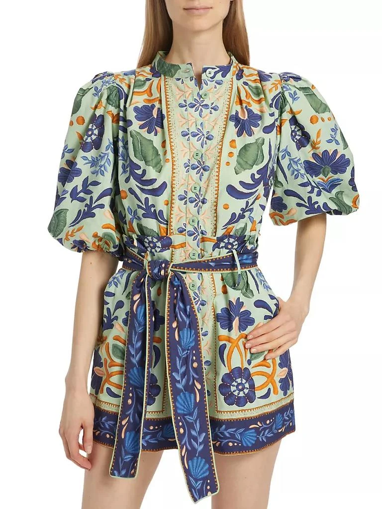 商品Farm Rio|Ocean Tapestry Suzani Romper,价格¥1054,第3张图片详细描述