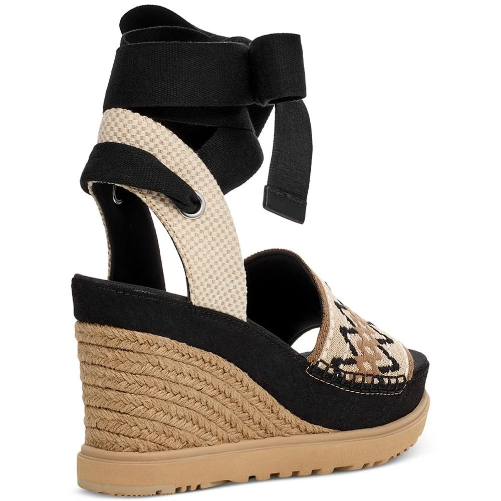 Women's Abbot Ankle-Tie Espadrille Platform Wedge Sandals 商品