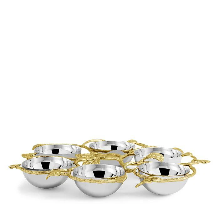 商品Michael Aram|Botanical Leaf Gold Seder Plate,价格¥1682,第4张图片详细描述