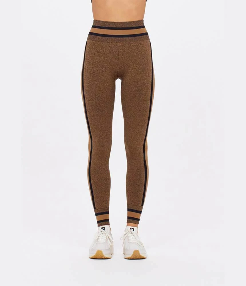 商品The Upside|The Upside Marle Seamless Midi Pant in Cinnamon,价格¥878,第1张图片