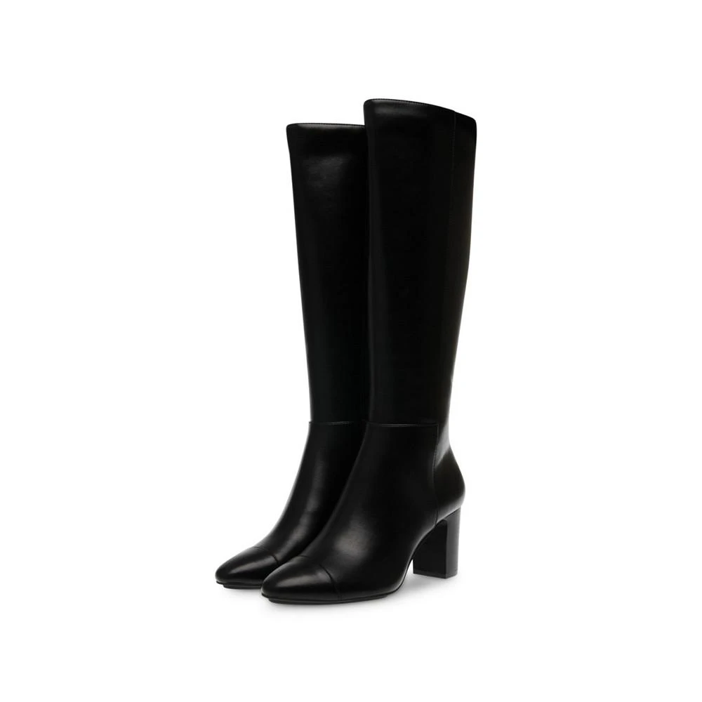 Women's Spencer Almond Toe Knee High Wide Calf Boots 商品