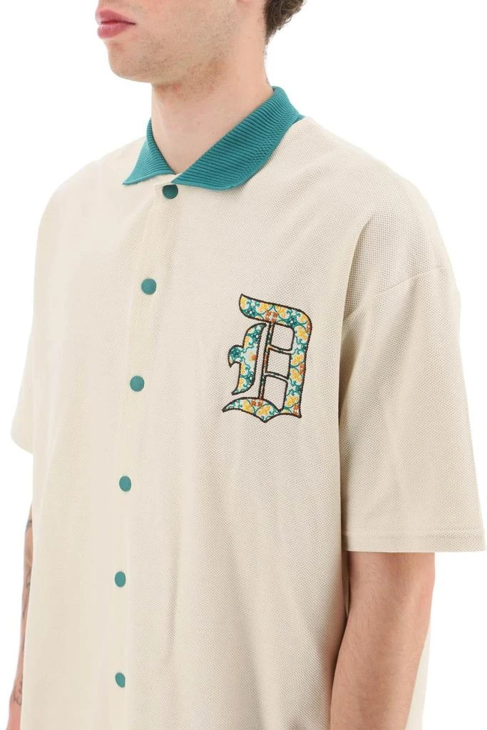 商品DROLE LE MONSIEUR|'LA CHEMISE PIQUÉ' EMBROIDERED LOGO SHIRT,价格¥769,第5张图片详细描述