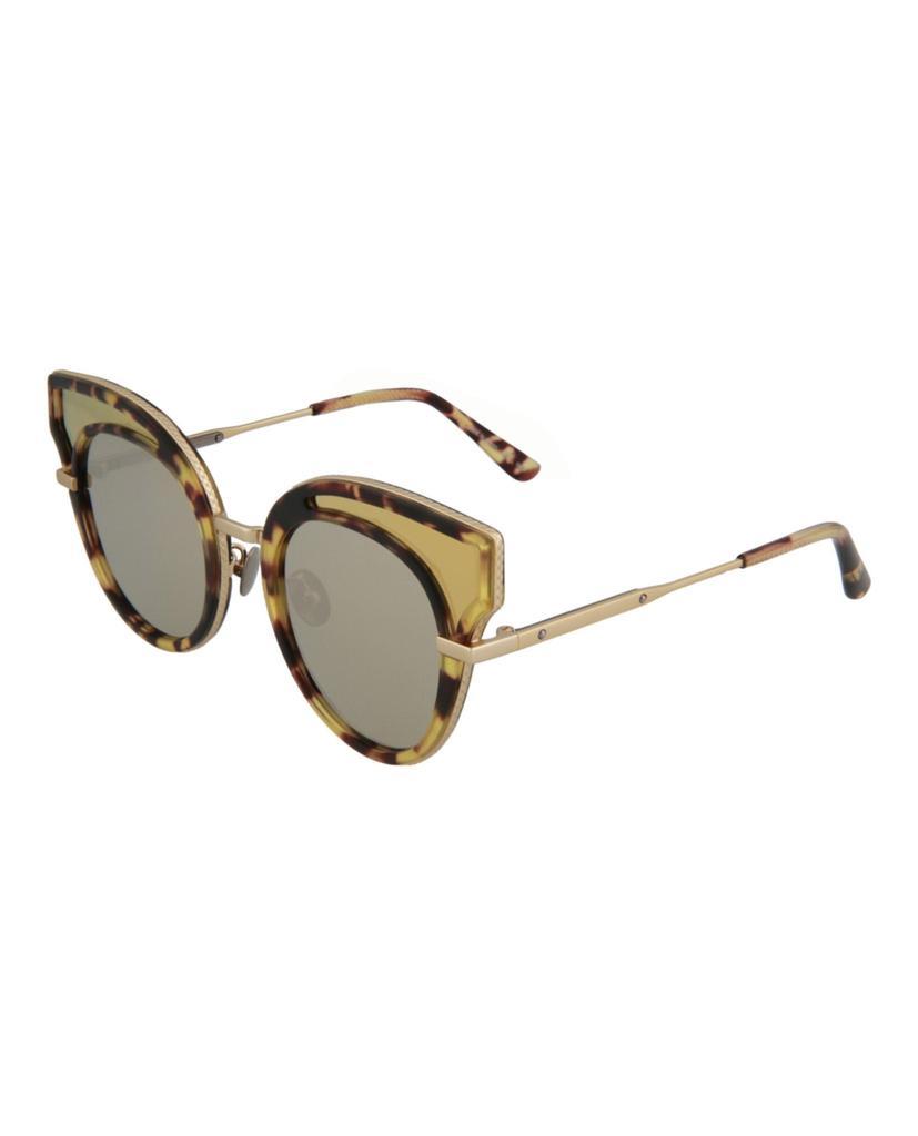商品Bottega Veneta|Cat-Eye Metal Sunglasses,价格¥884,第4张图片详细描述