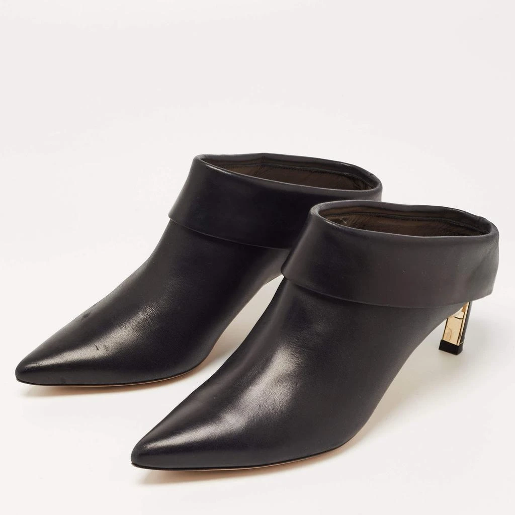 商品[二手商品] Nicholas Kirkwood|Nicholas Kirkwood Black Leather Pointed Toe Mules Size 37,价格¥824,第2张图片详细描述