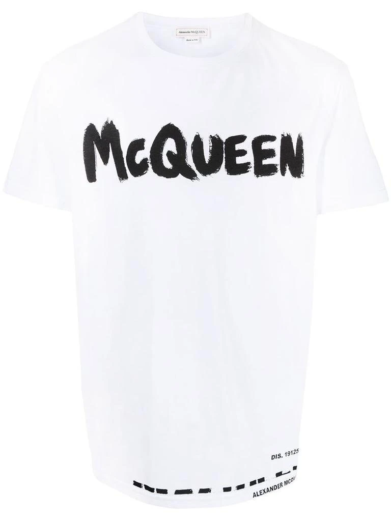 商品Alexander McQueen|ALEXANDER MCQUEEN T-SHIRT LOGO CLOTHING,价格¥1898,第1张图片