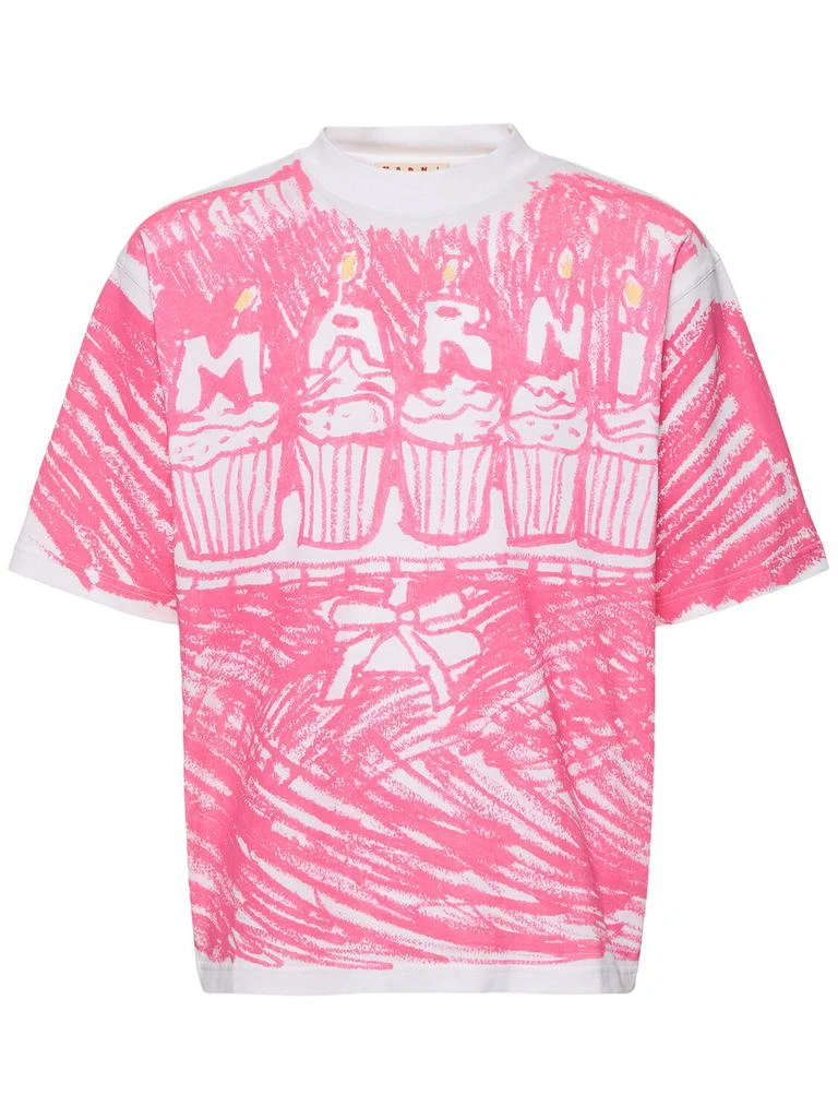 商品Marni|Pink Cake Jersey T-shirt,价格¥1663,第1张图片