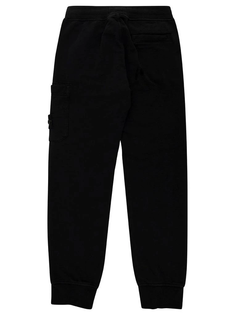 商品Stone Island Kids|Black Trackpants With Logo Patch In Cotton Boy,价格¥1472,第2张图片详细描述