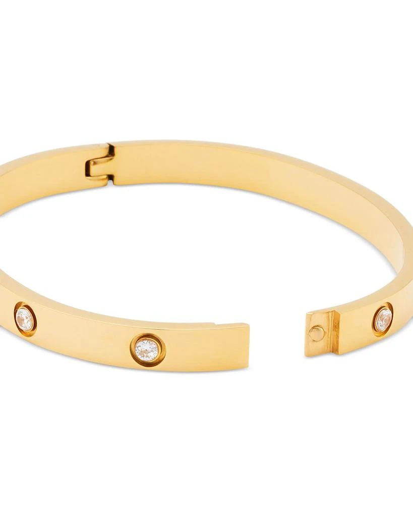 Crystal Bangle Bracelet in 16K Yellow Gold Plated - Exclusive 商品