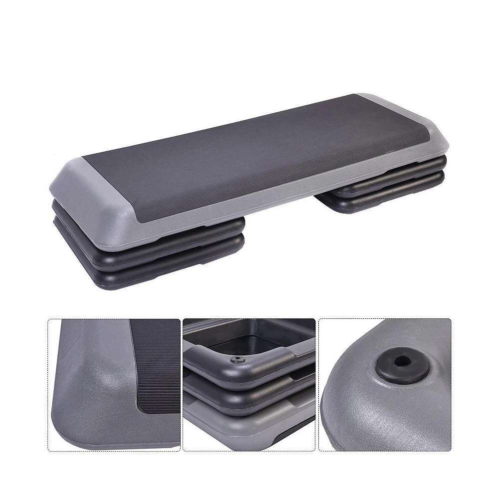 商品Costway|43'' Aerobic Stepper Step Cardio Fitness Exercise Platform,价格¥566,第1张图片
