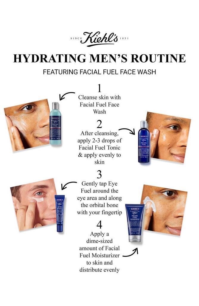 商品Kiehl's|Facial Fuel Energizing Face Wash for Men,价格¥75,第6张图片详细描述