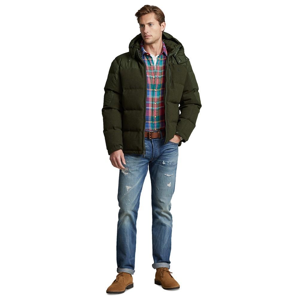 商品Ralph Lauren|Men's Hybrid Down Hooded Jacket,价格¥1877,第6张图片详细描述