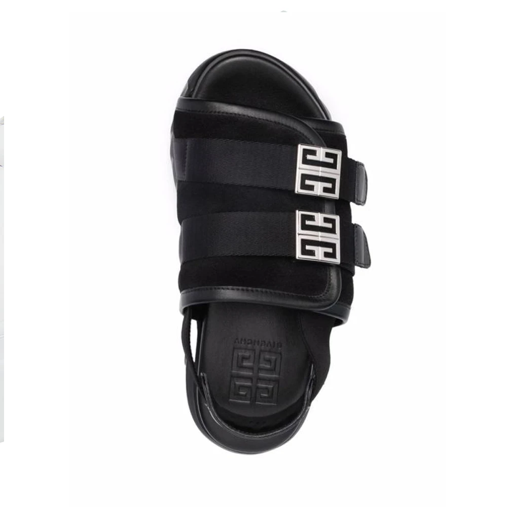 GIVENCHY 女士黑色平底凉鞋 BE305SE14B-001 商品