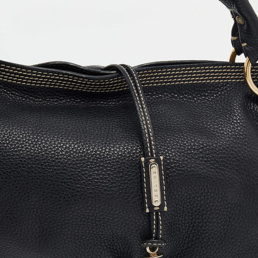 商品[二手商品] Celine|Celine Black Leather Satchel,价格¥1222,第5张图片详细描述