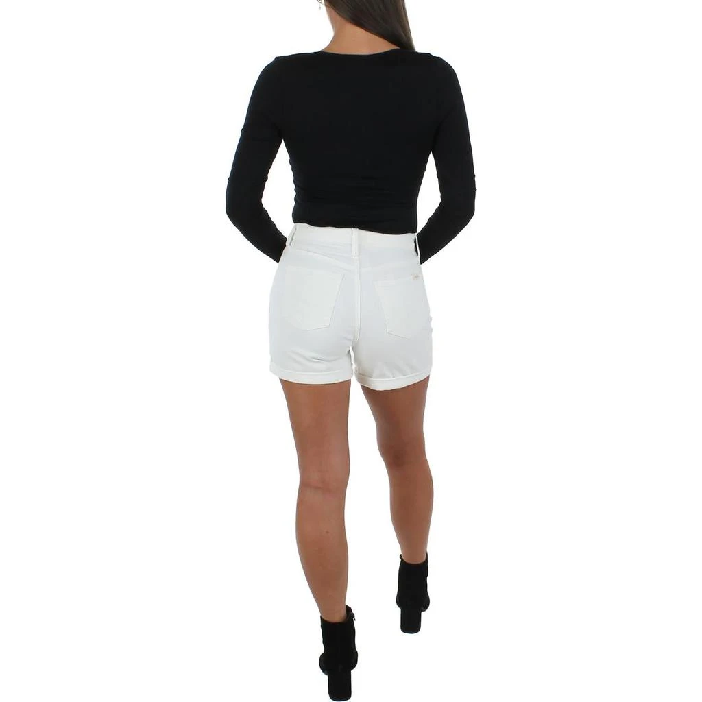 商品7 For All Mankind|Jen7 by 7 for All Mankind Womens Jean Midi Denim Shorts,价格¥107,第2张图片详细描述