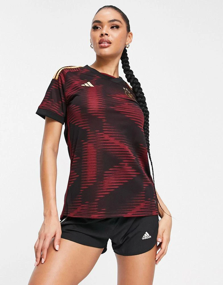 商品Adidas|adidas Football Germany World Cup 2022 away shirt in black,价格¥302,第1张图片