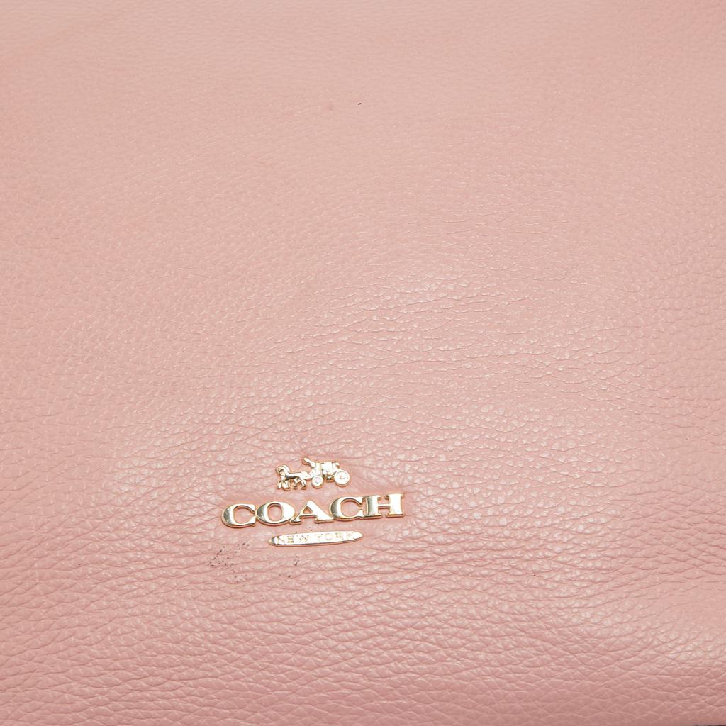 Coach Pink Leather Abby Duffle Crossbody Bag商品第6张图片规格展示