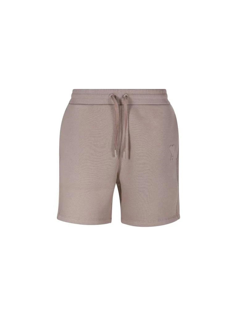 商品AMI|AMI Paris Logo Embossed Drawstring Shorts,价格¥1598,第1张图片