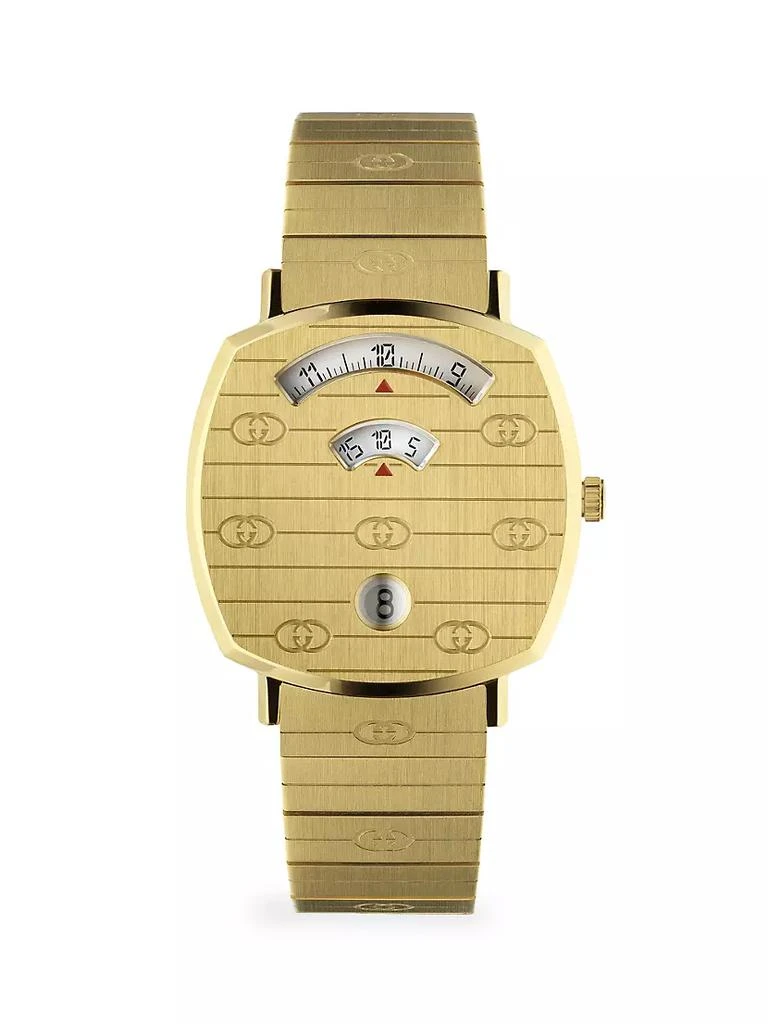 商品Gucci|Grip GG Yellow Gold PVD Bracelet Watch,价格¥12753,第1张图片