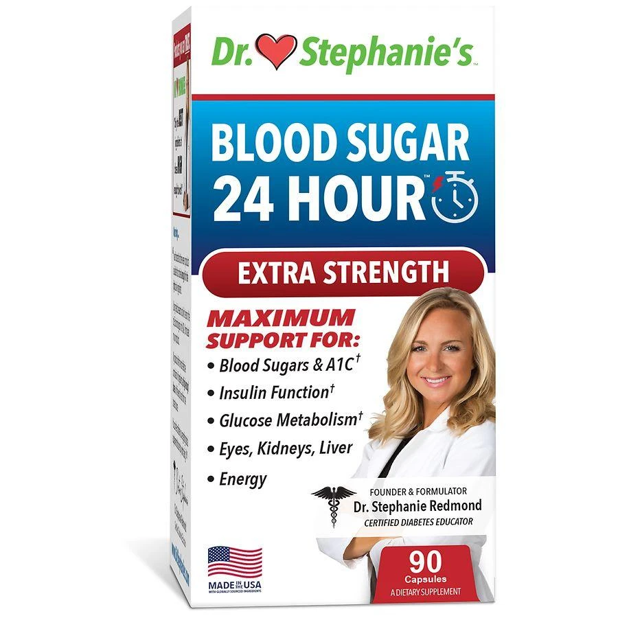 商品Diabetes Doctor Dr. Stephanie's|Blood Sugar 24 Hour Extra Strength,价格¥297,第1张图片