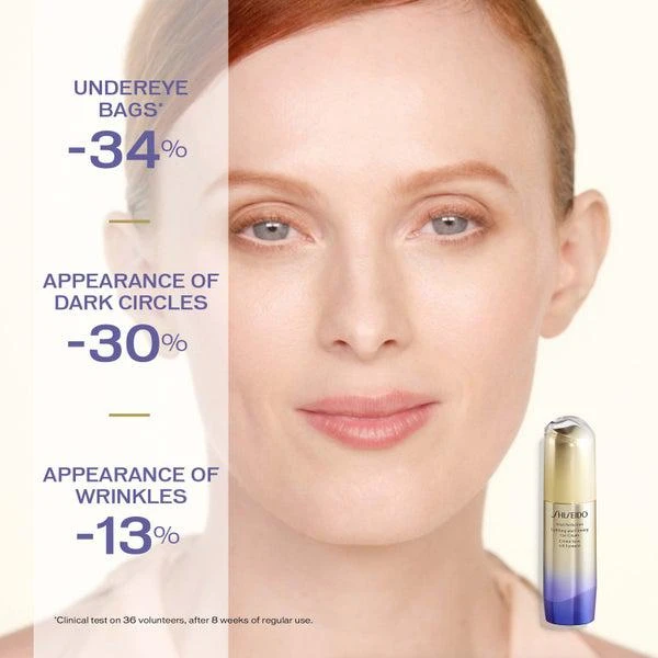 商品Shiseido|Shiseido Vital Perfection Uplifting and Firming Eye Cream 15ml,价格¥704,第5张图片详细描述