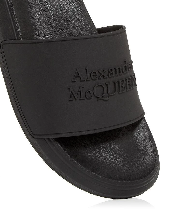 商品Alexander McQueen|Men's Logo Slide Sandals,价格¥872,第3张图片详细描述