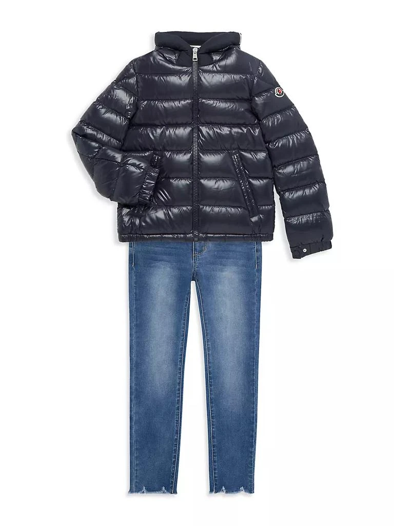 商品Moncler|Little Boy's & Boy's Salzman Hooded Jacket,价格¥5437-¥6862,第2张图片详细描述