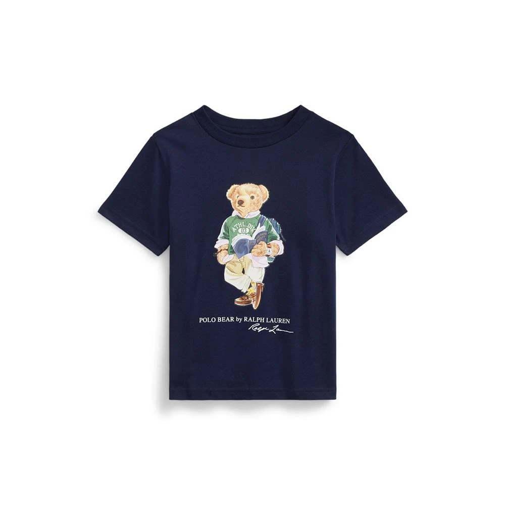 商品Ralph Lauren|Toddler Boys Polo Bear Cotton Jersey T-shirt,价格¥207,第1张图片