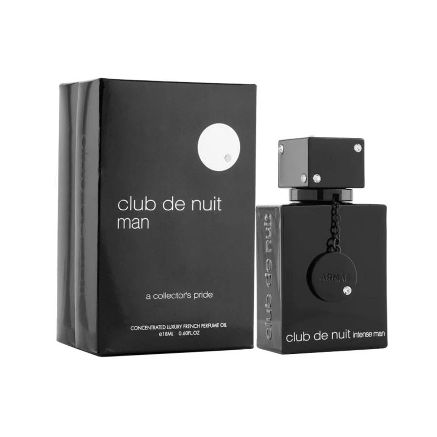 商品Armaf|Men's Club De Nuit Intense Perfume Oil 0.6 oz Fragrances 6294015164343,价格¥263,第1张图片