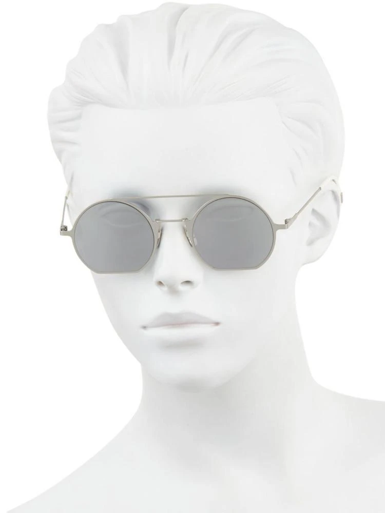 商品Fendi|48MM Flat Round Sunglasses,价格¥3458,第2张图片详细描述