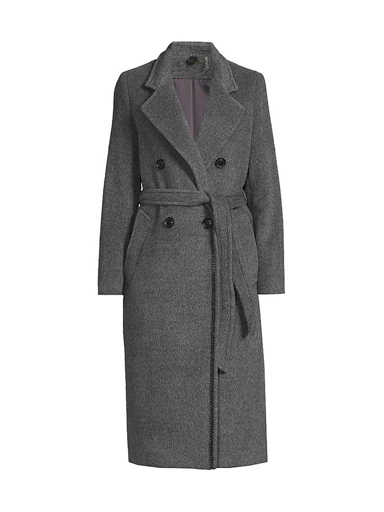 Shop Lyra Wool Double-Breasted Coat on Sale at BeyondStyle