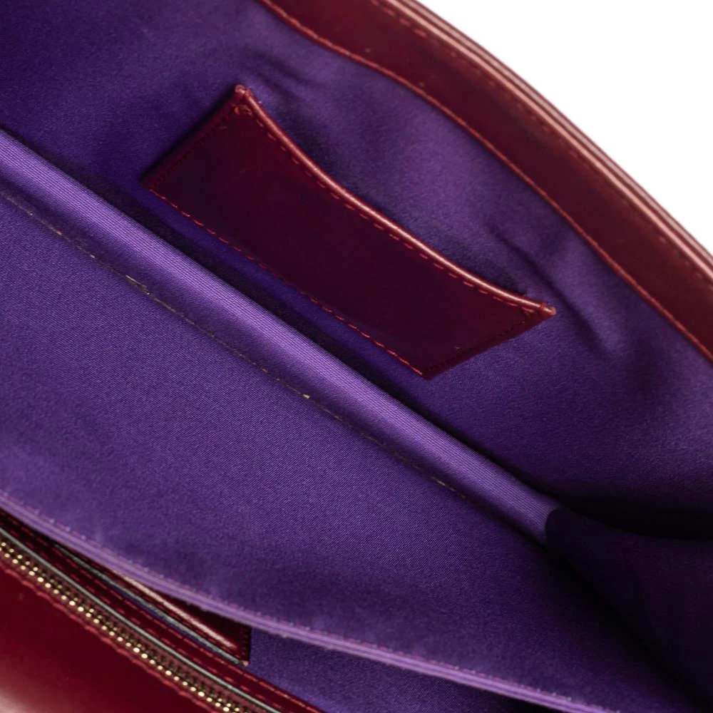 Bvlgari Burgundy Leather Serpenti Forever Top Handle Bag 商品