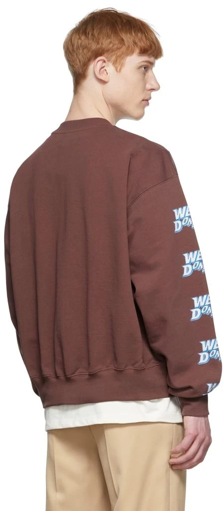 商品We11done|Brown Cotton Sweatshirt,价格¥1718,第3张图片详细描述