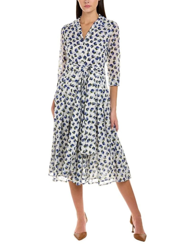 商品SAMANTHA SUNG|Samantha Sung Audrey 2 3/4-Sleeve Shirtdress,价格¥1789,第3张图片详细描述