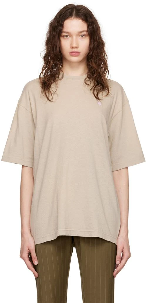 商品Acne Studios|Beige Faded T-Shirt,价格¥1120,第1张图片