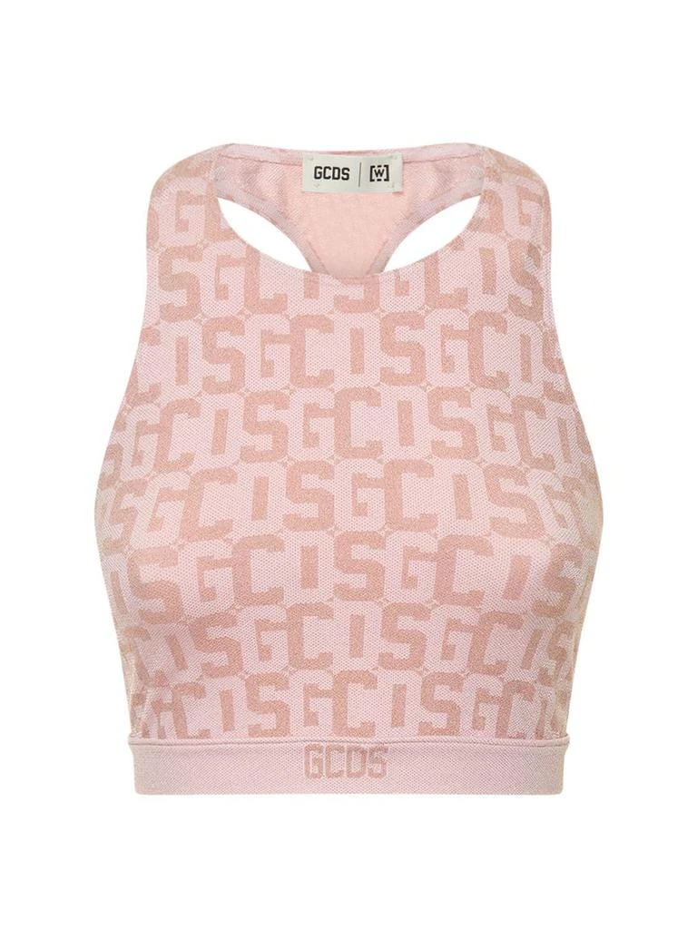 商品Wolford|Gcds Basic Monogram Crop Top,价格¥1684,第1张图片