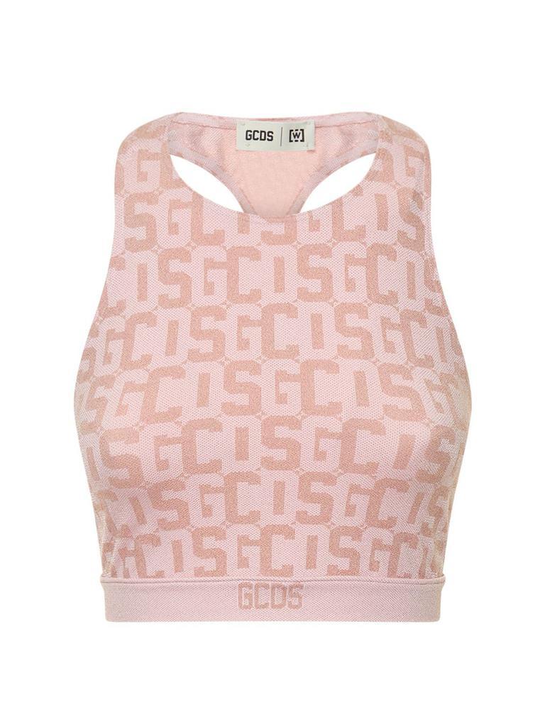 商品Wolford|Gcds Basic Monogram Crop Top,价格¥1580,第1张图片