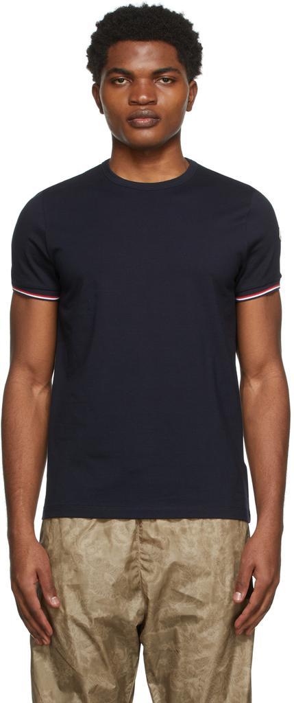商品Moncler|海军蓝圆领 T 恤,价格¥2031,第1张图片