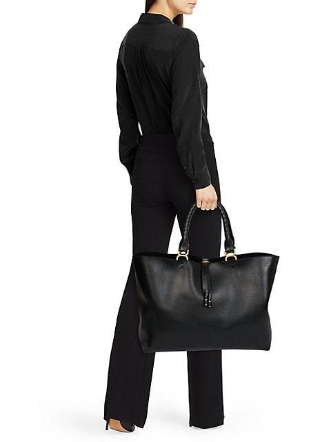 商品Chloé|Marcie Leather Tote,价格¥15567,第6张图片详细描述