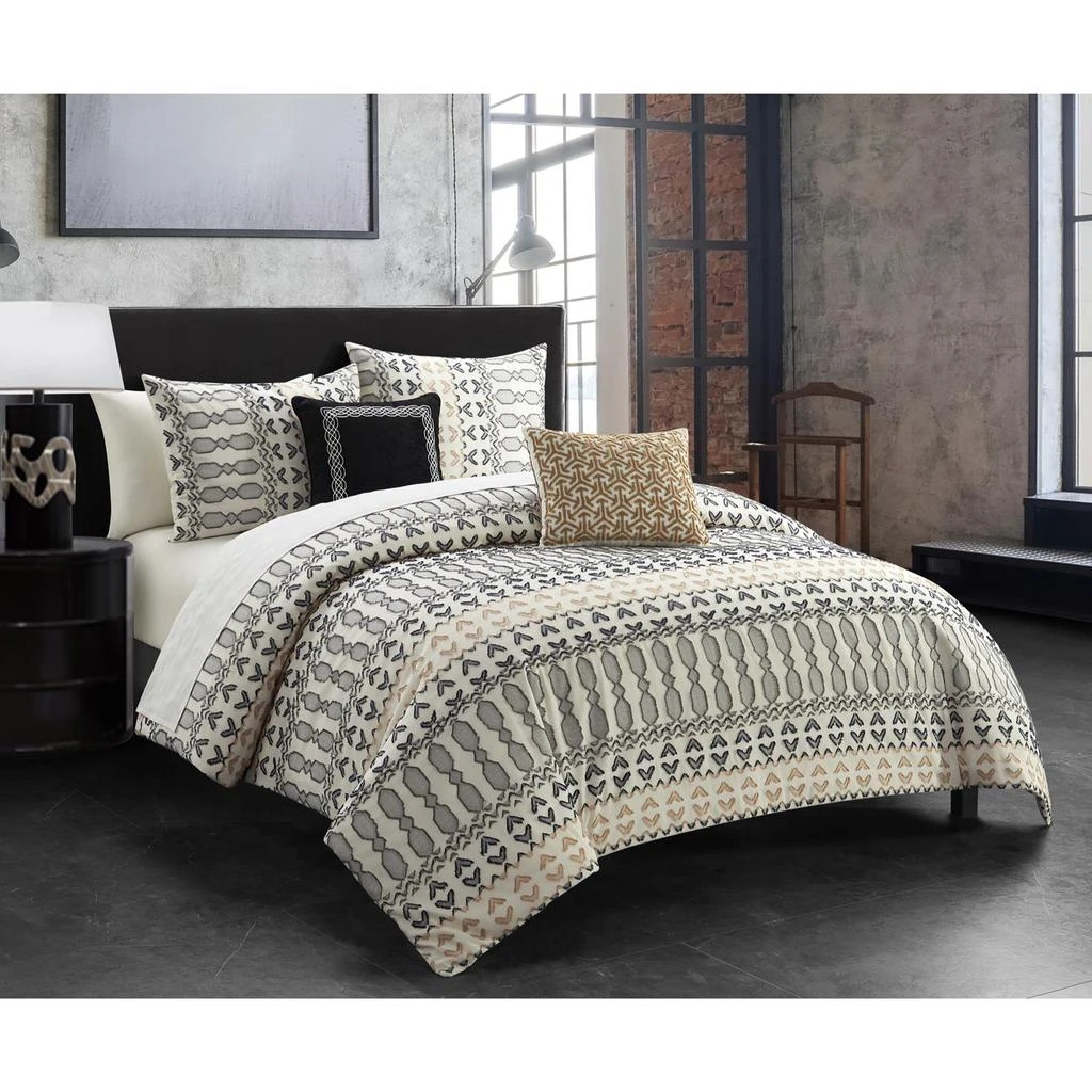 商品Chic Home Design|Gabriella 5 Piece Comforter Set,价格¥1299,第2张图片详细描述