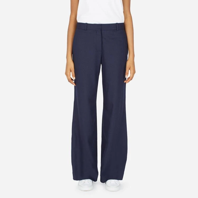 商品Everlane|优质羊毛法兰绒质感阔腿长裤,价格¥700,第4张图片详细描述