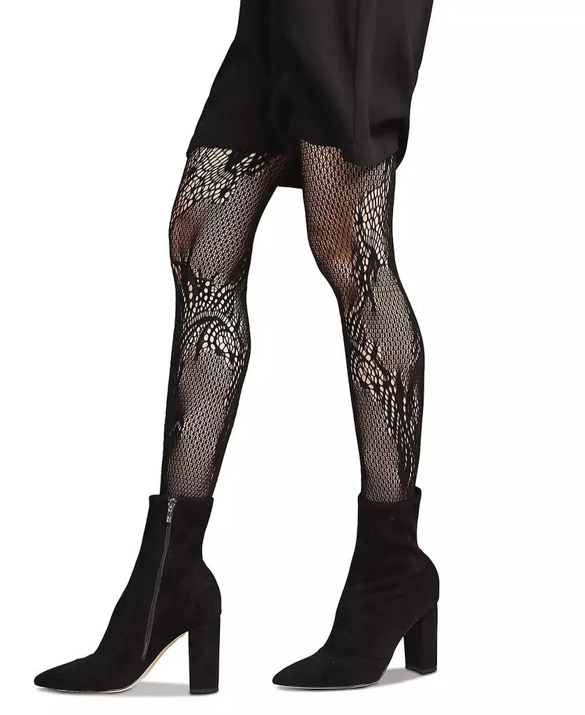 商品Natori|Women's Feather Lace Net Tights,价格¥236,第4张图片详细描述