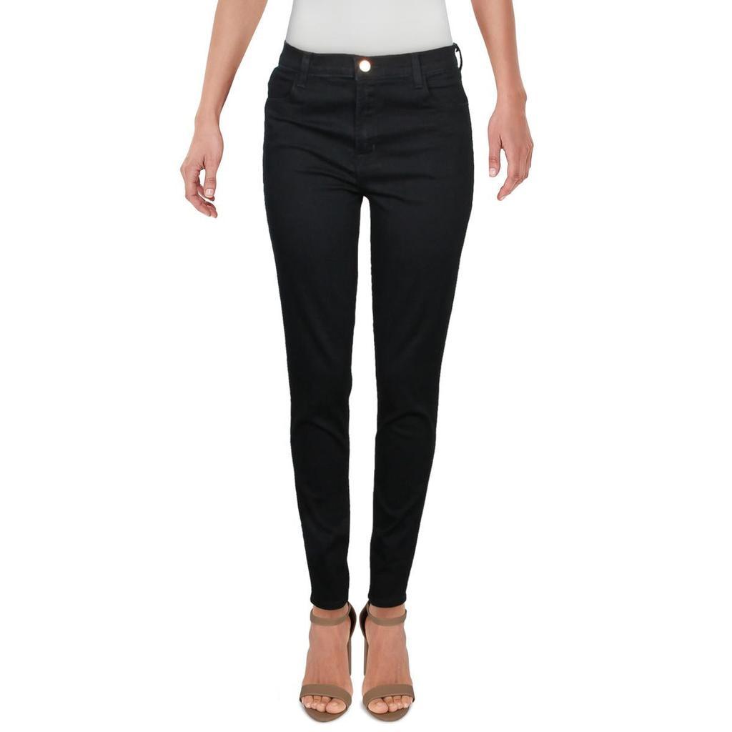 商品J Brand|J Brand Womens Maria High Rise Dark Wash Skinny Jeans,价格¥177,第1张图片