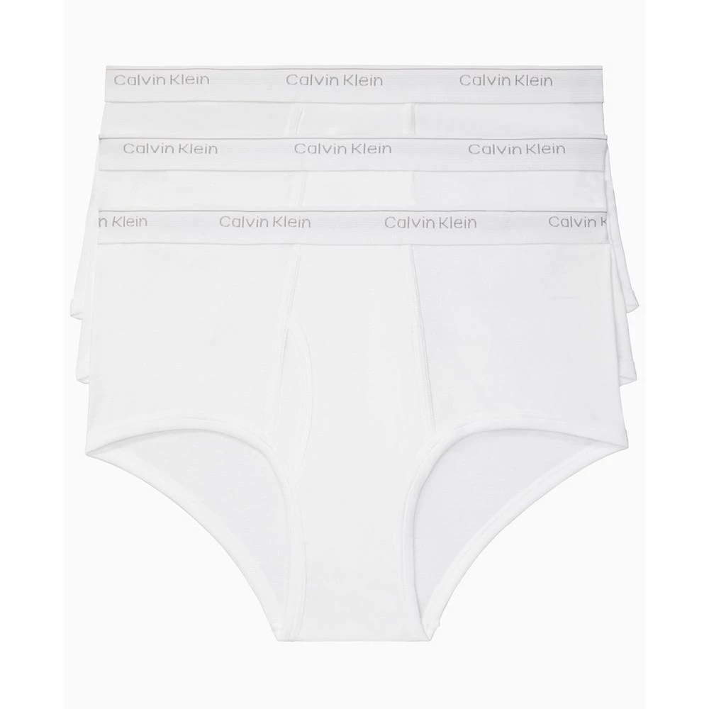 商品Calvin Klein|Men's Big & Tall Cotton Classics 3-Pack Briefs Underwear,价格¥145,第1张图片