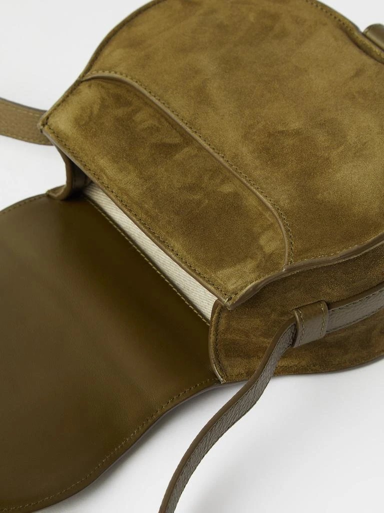 商品Chloé|Marcie mini suede and leather cross-body bag,价格¥6608,第5张图片详细描述
