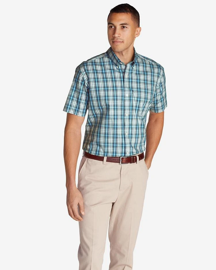 Men&#39;s Wrinkle-Free Classic Pinpoint Oxford Short-Sleeve Shirt - Seasonal 商品