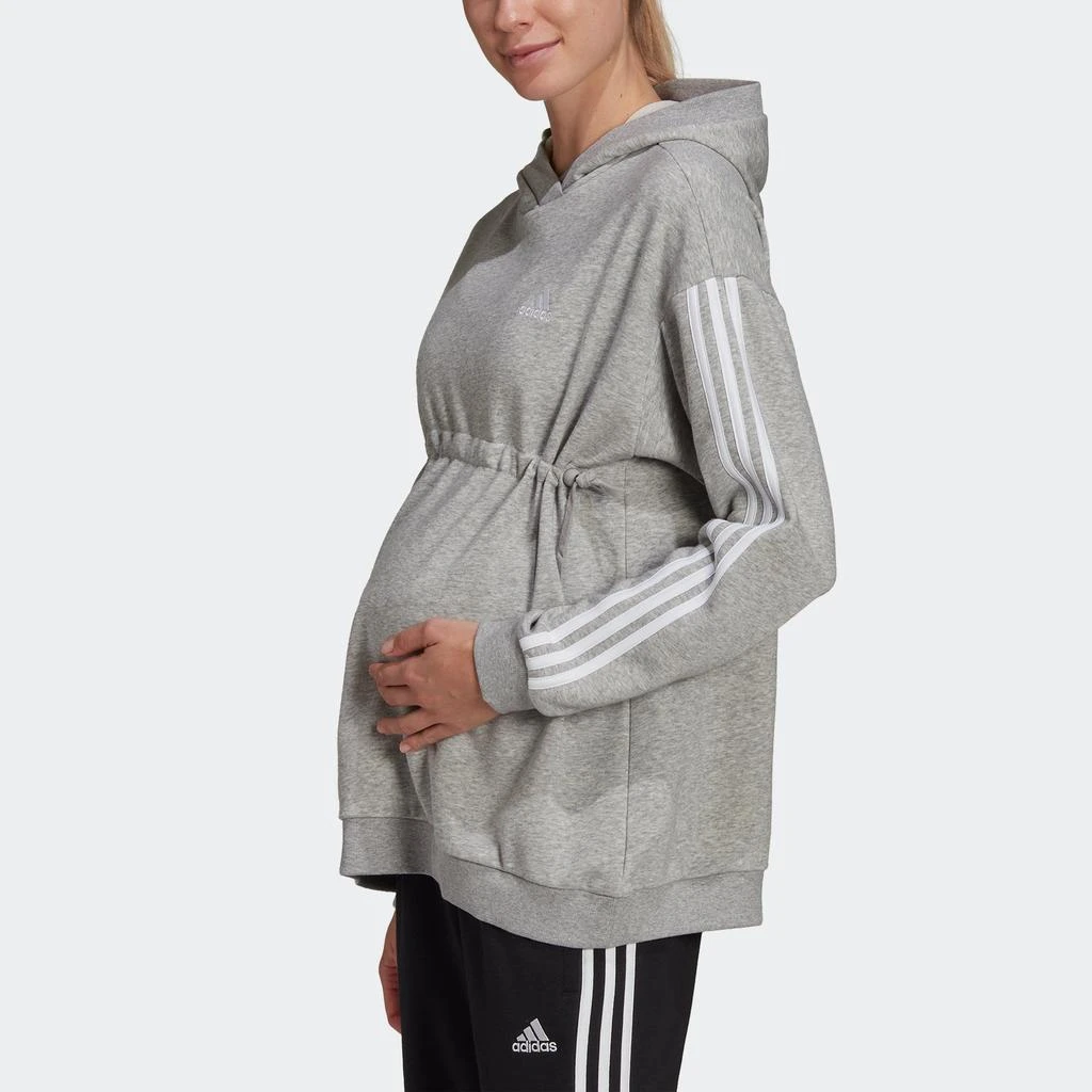 商品Adidas|Women's adidas Essentials Cotton 3-Stripes Hoodie (Maternity),价格¥264,第1张图片